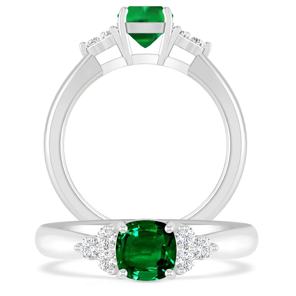 White Gold - Emerald