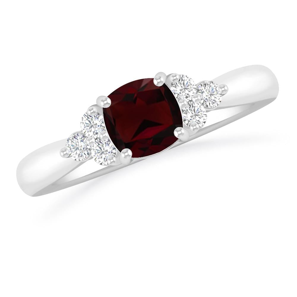 White Gold - Garnet