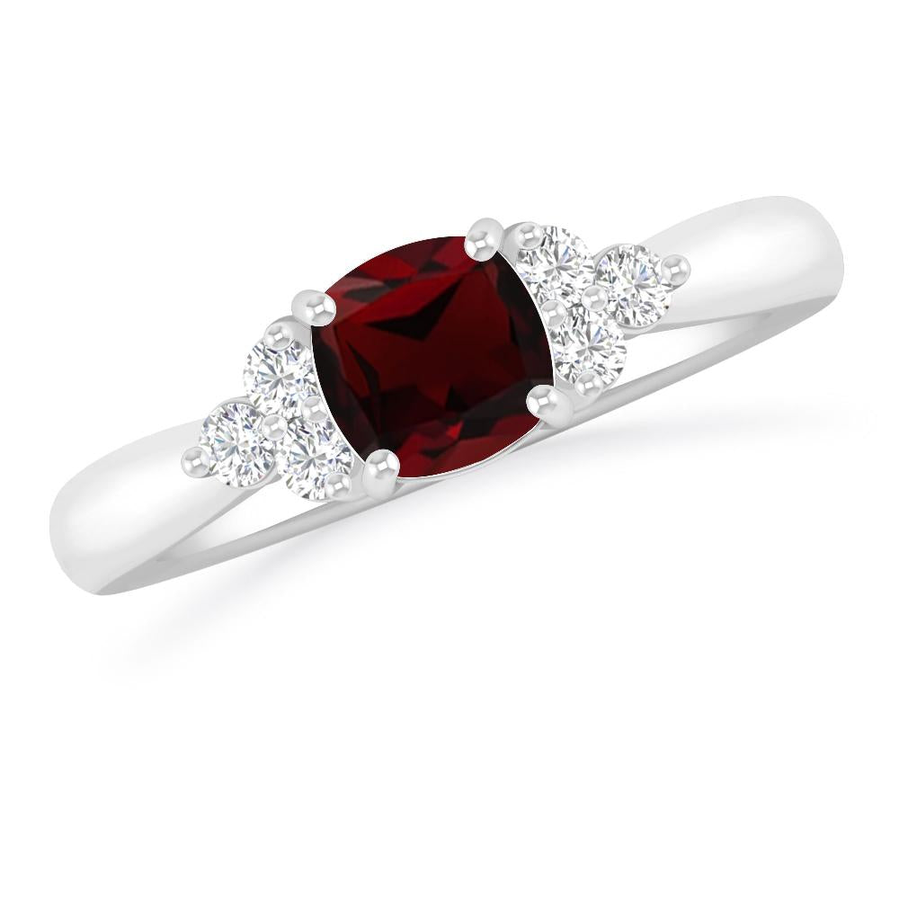 White Gold - Garnet