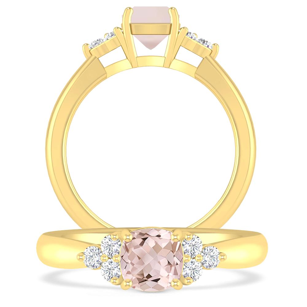 Yellow Gold - Morganite