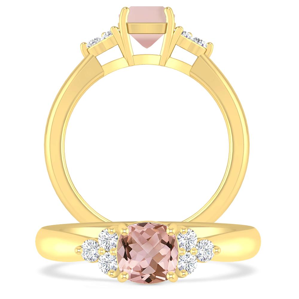 Yellow Gold - Morganite