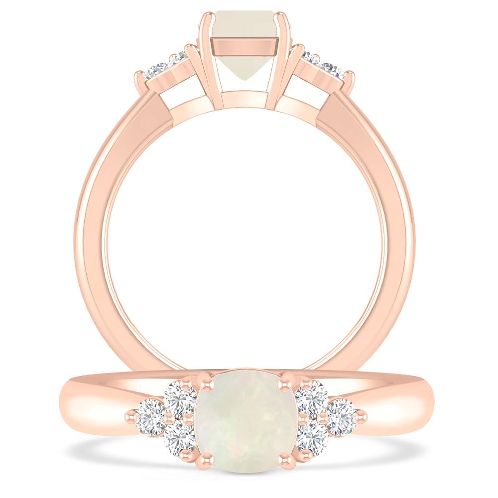 Rose Gold - Opal