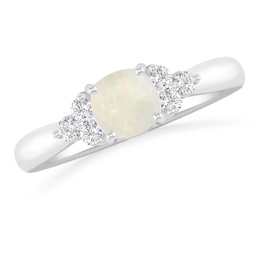 White Gold - Opal