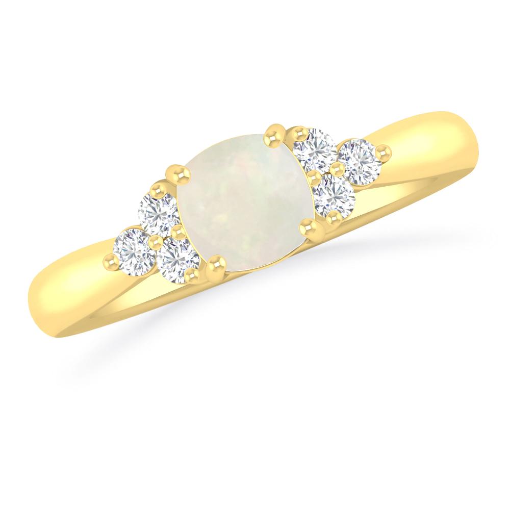 Yellow Gold - Opal