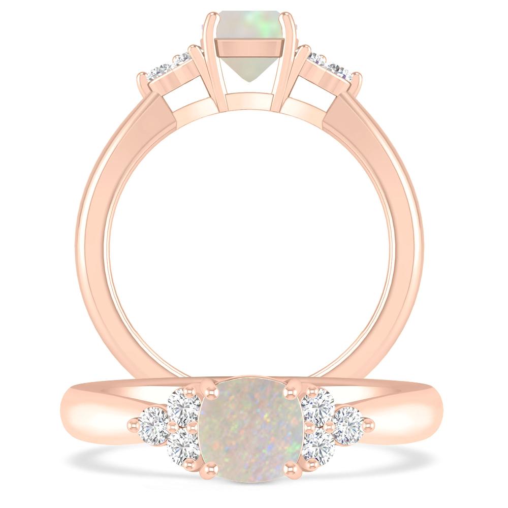 Rose Gold - Opal