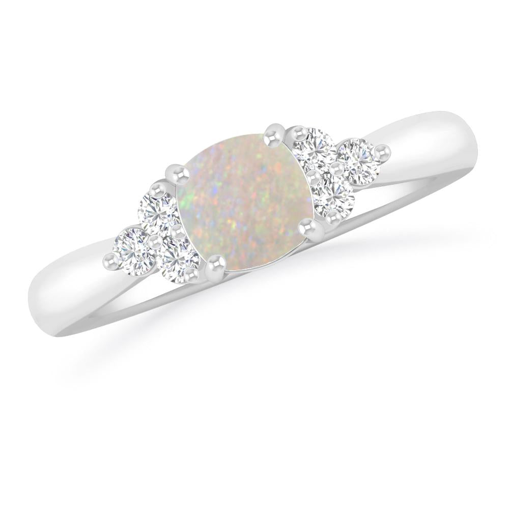 White Gold - Opal