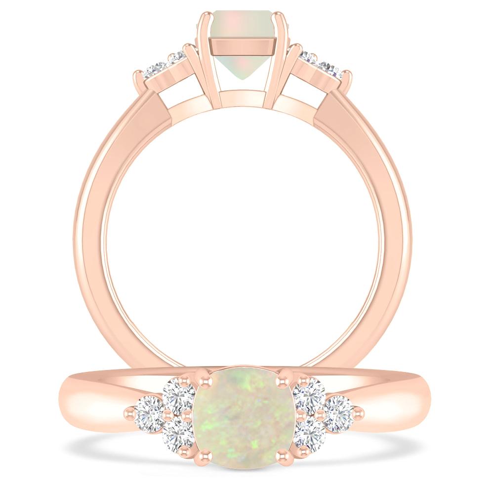 Rose Gold - Opal