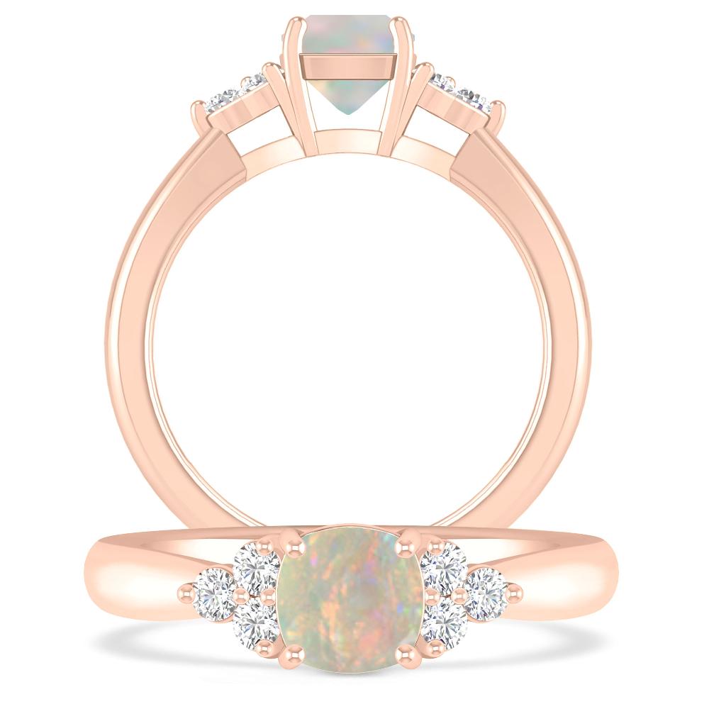 Rose Gold - Opal