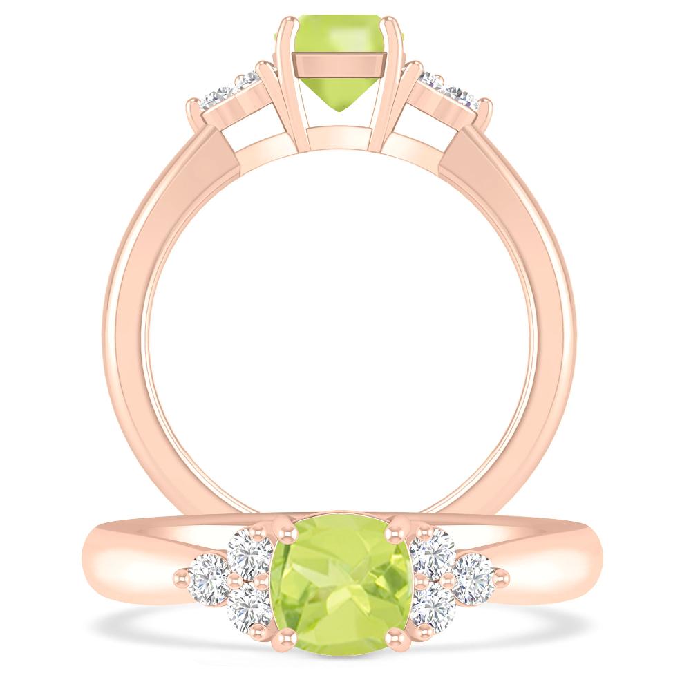 Rose Gold - Peridot