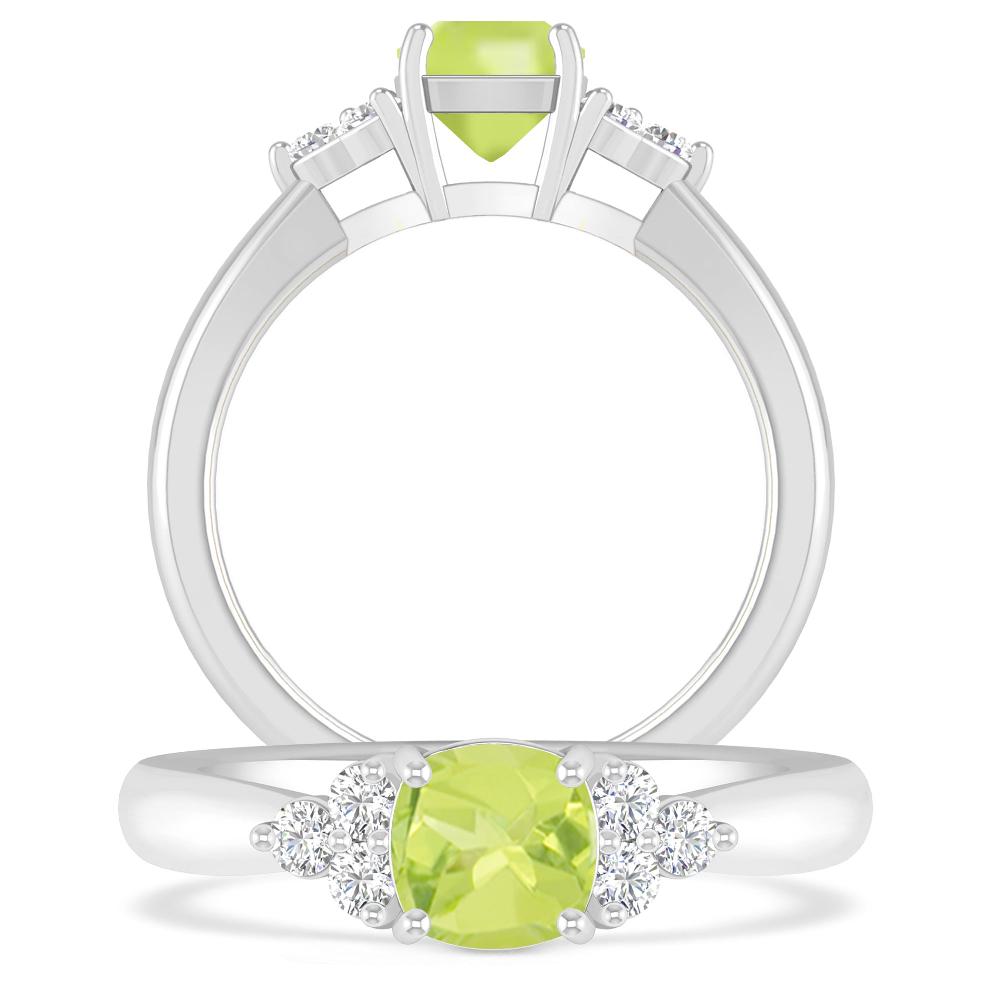 White Gold - Peridot