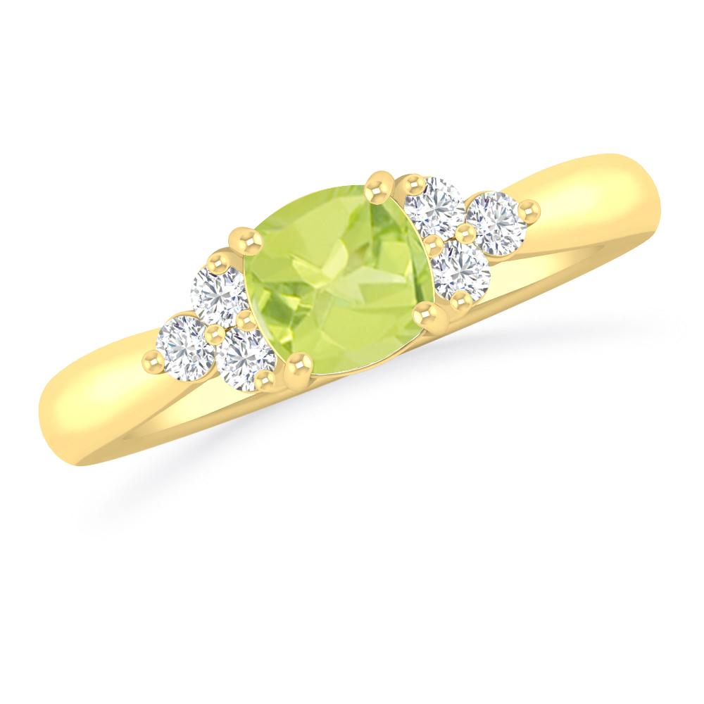 Yellow Gold - Peridot