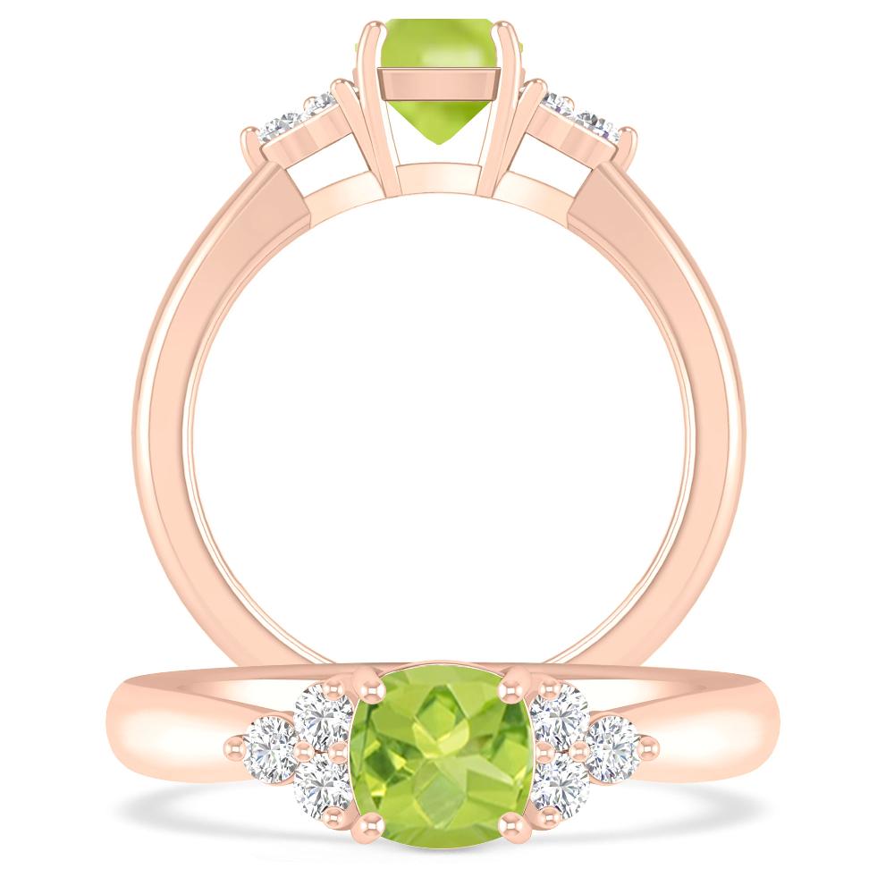 Rose Gold - Peridot