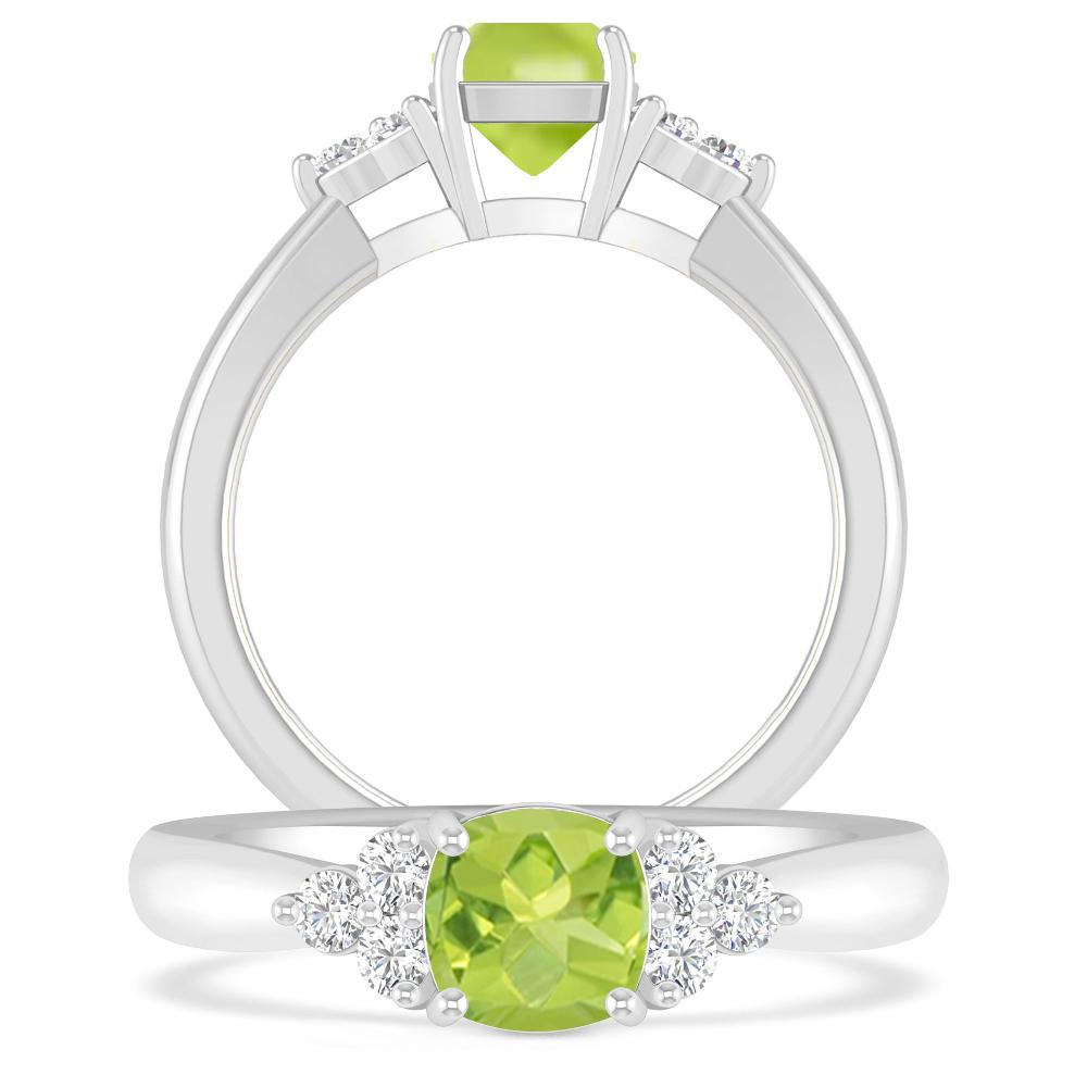 White Gold - Peridot