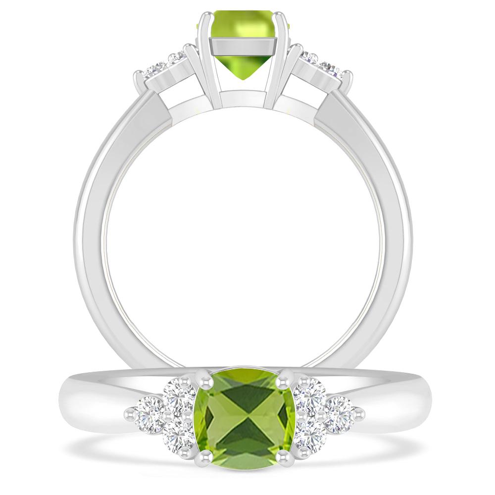 White Gold - Peridot