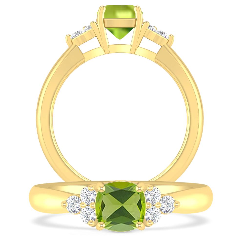 Yellow Gold - Peridot