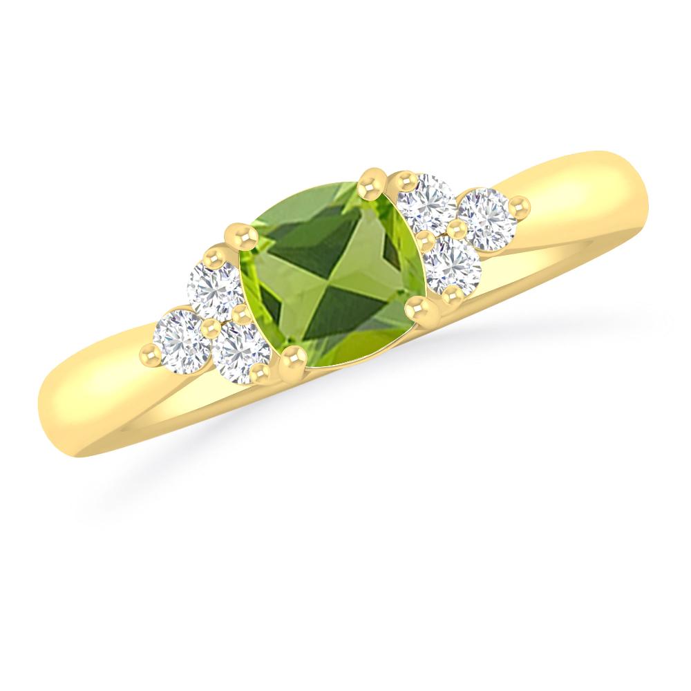 Yellow Gold - Peridot