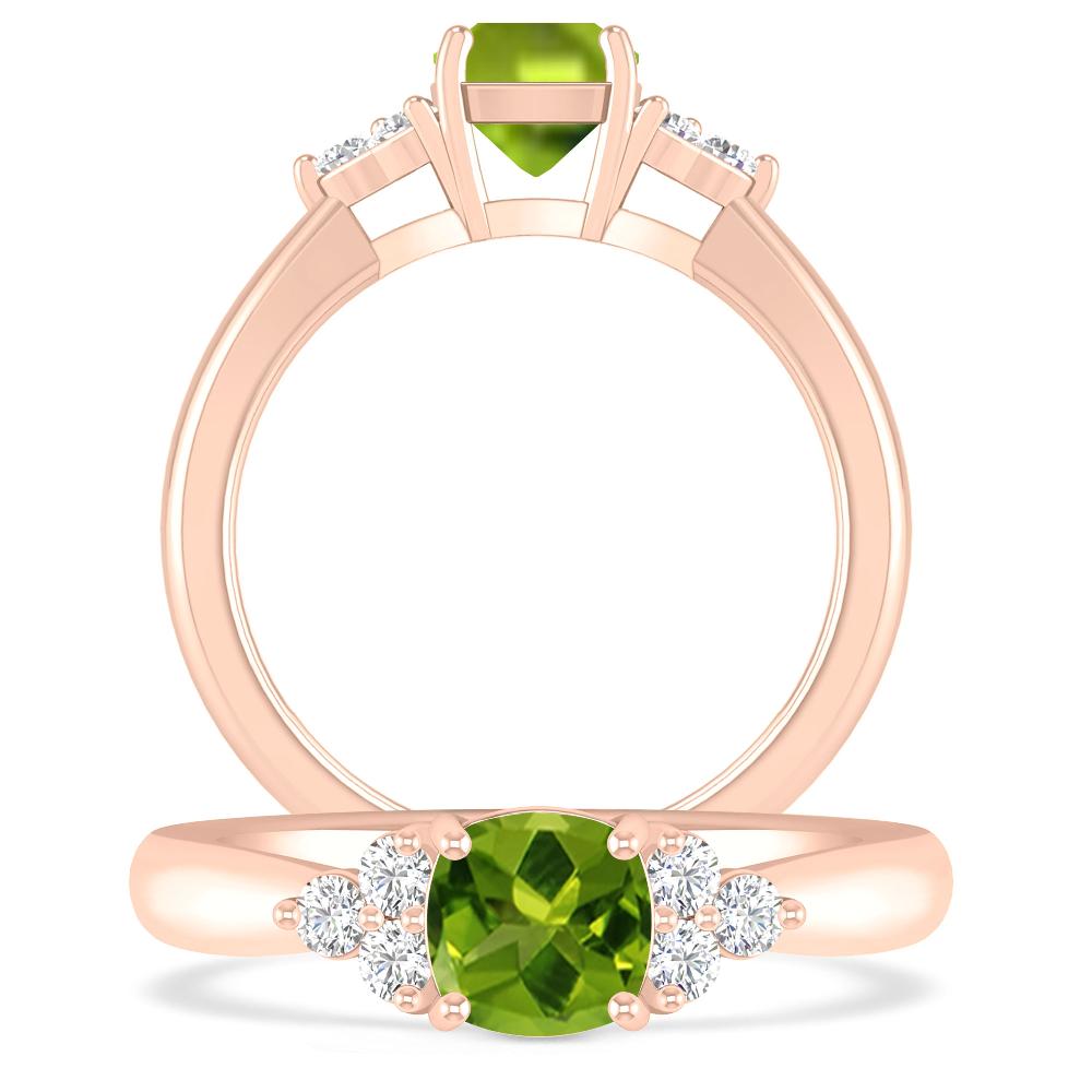 Rose Gold - Peridot