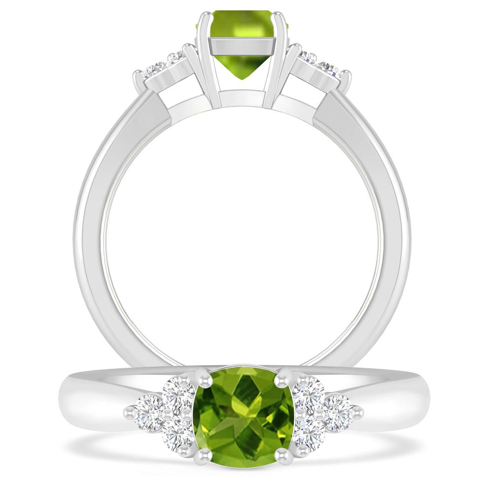 White Gold - Peridot