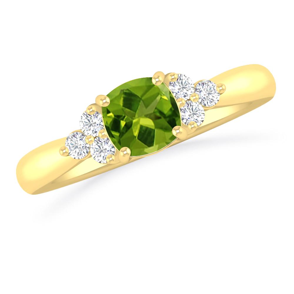 Yellow Gold - Peridot