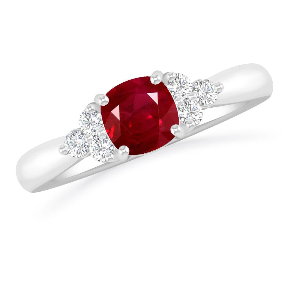 White Gold - Ruby