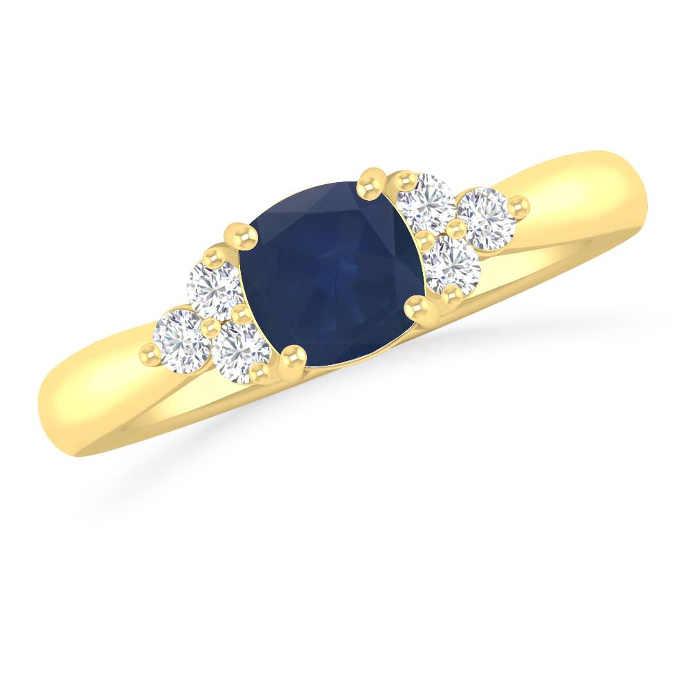 Yellow Gold - Sapphire