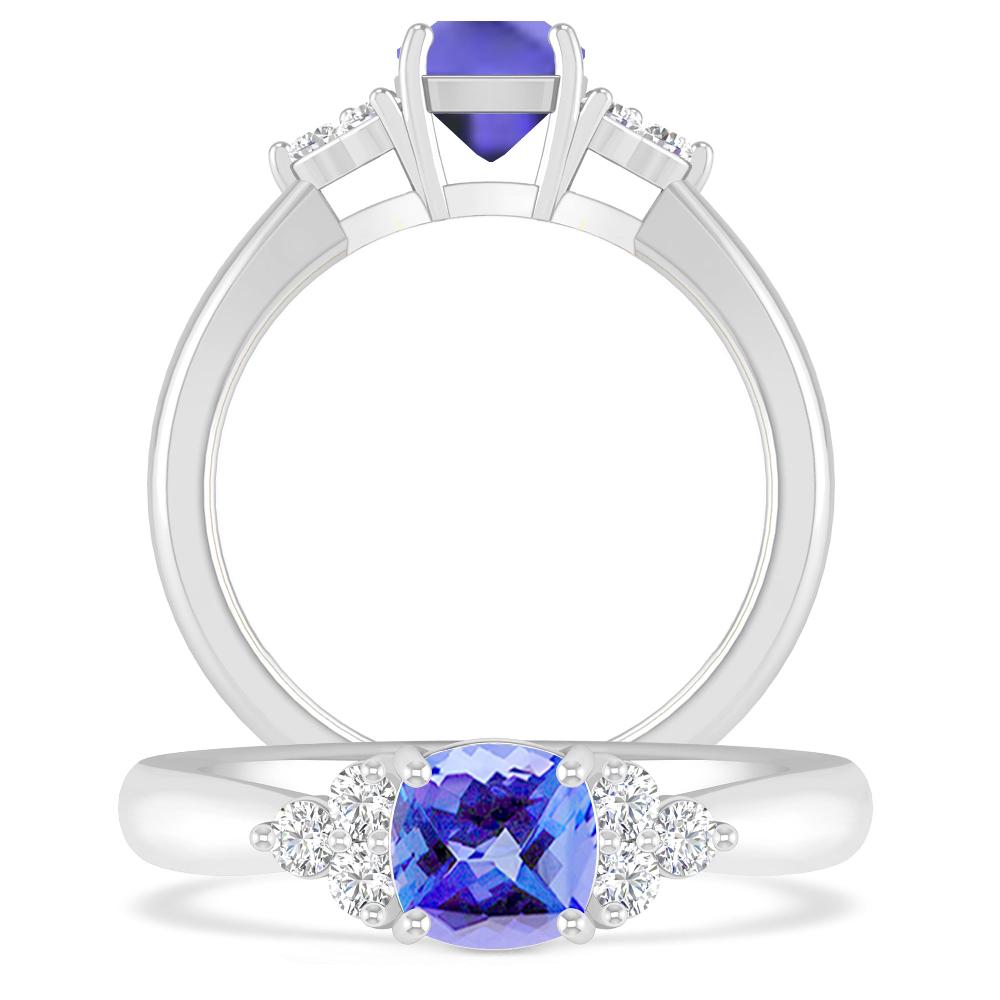 White Gold - Tanzanite