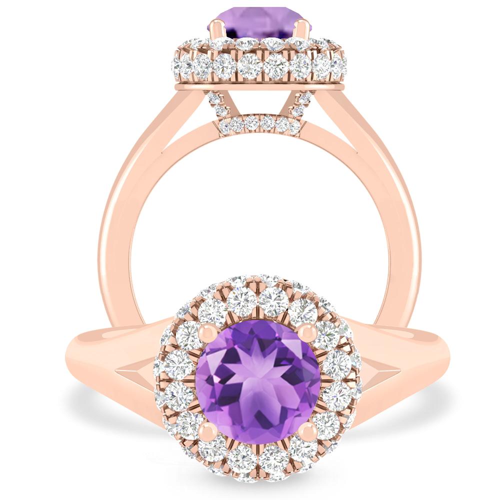 Rose Gold - Amethyst