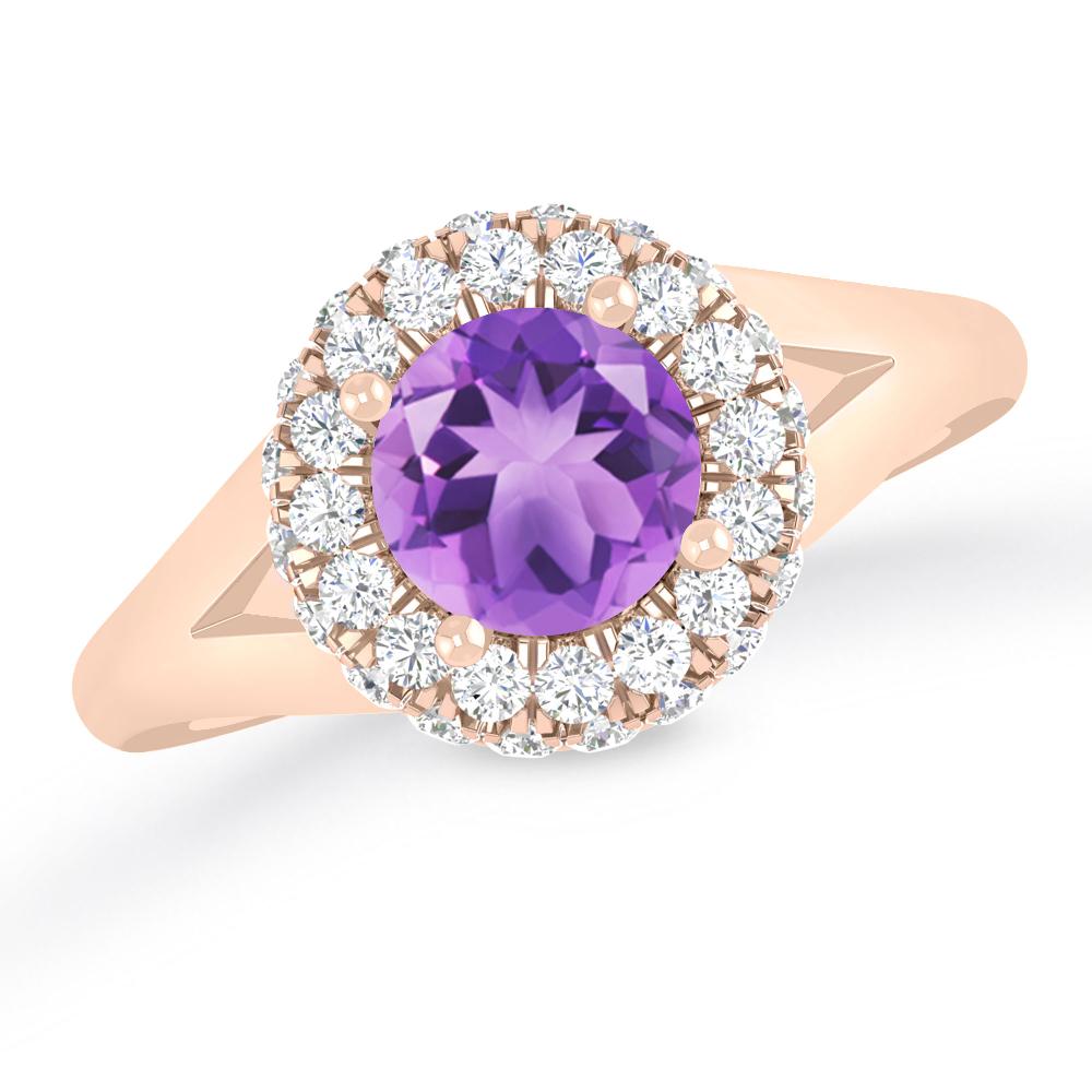 Rose Gold - Amethyst