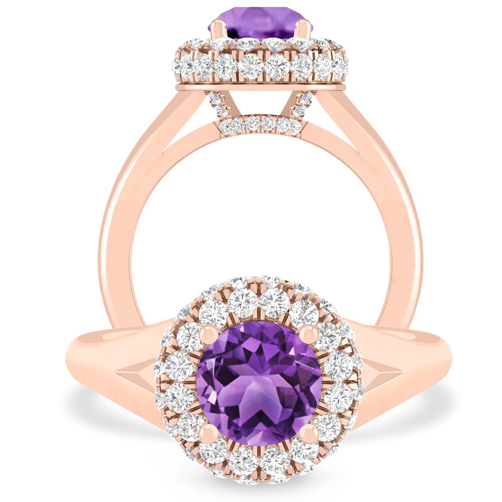 Rose Gold - Amethyst