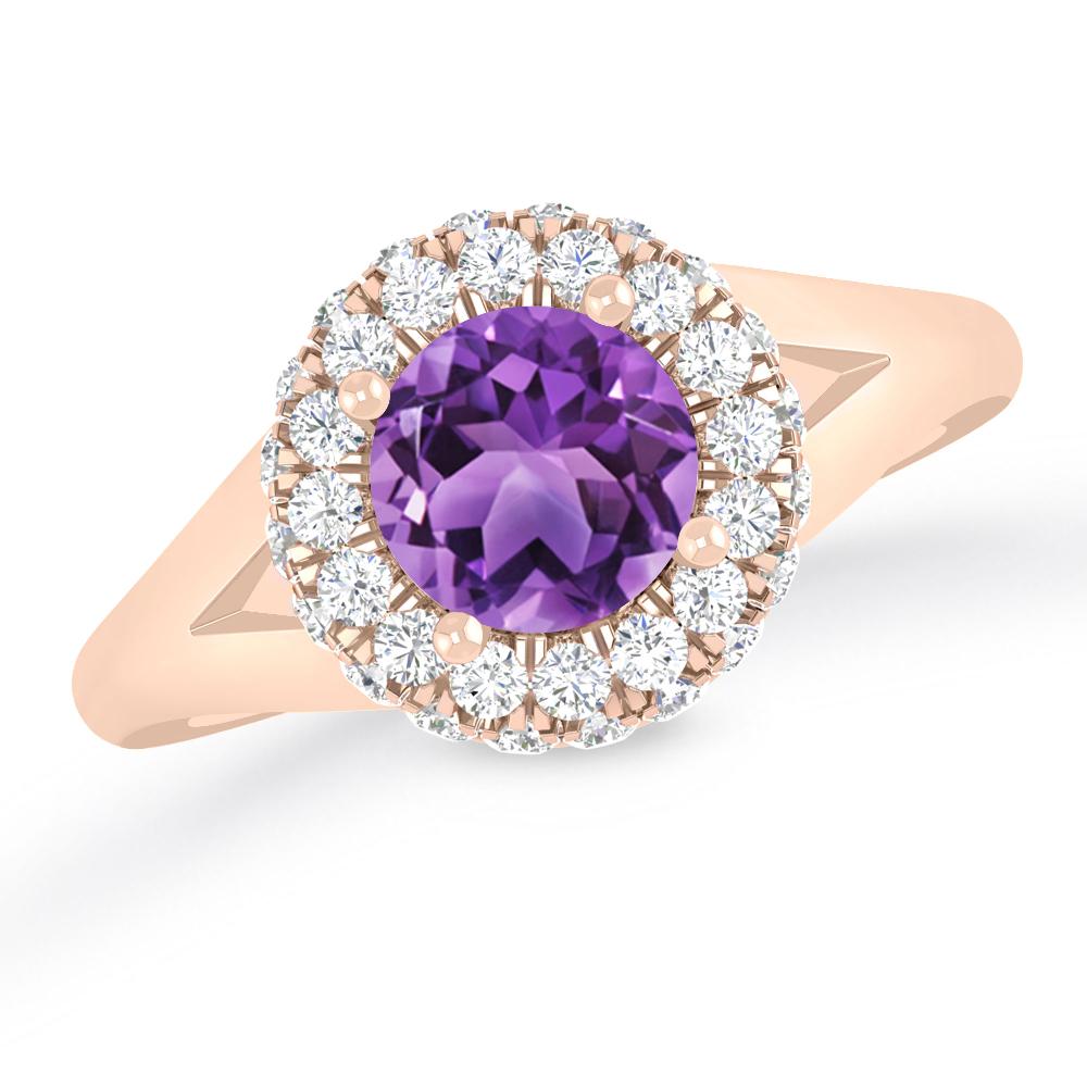 Rose Gold - Amethyst