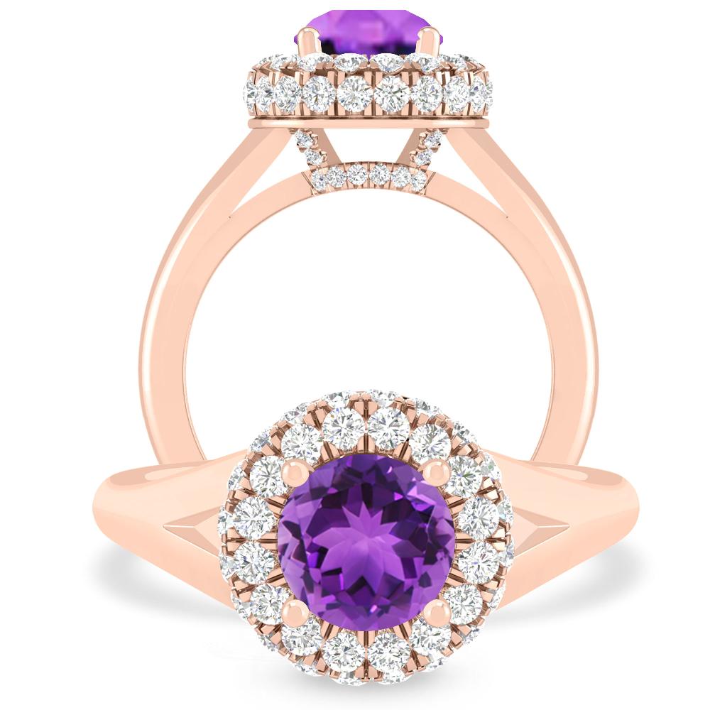 Rose Gold - Amethyst