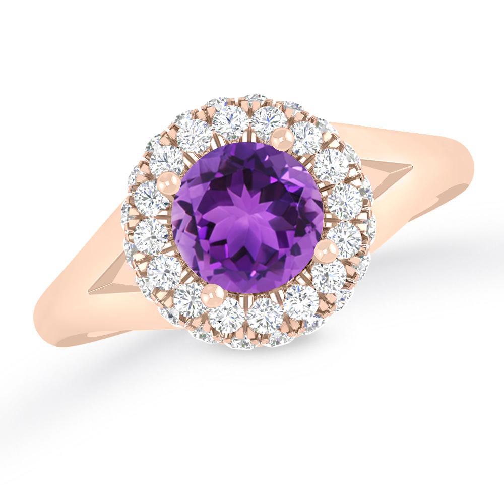 Rose Gold - Amethyst