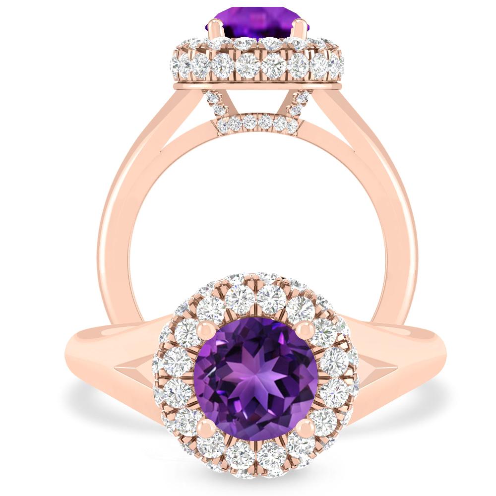 Rose Gold - Amethyst