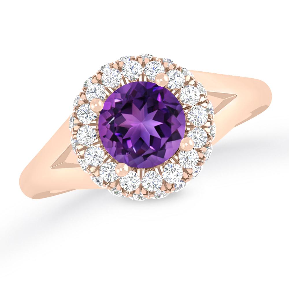 Rose Gold - Amethyst