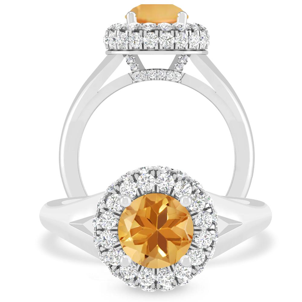 White Gold - Citrine