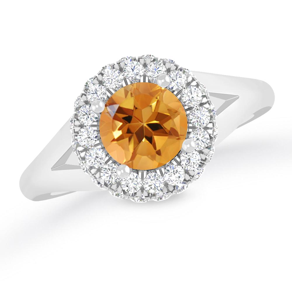 White Gold - Citrine