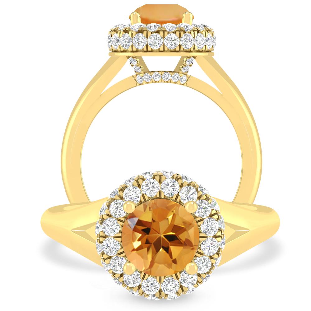 Yellow Gold - Citrine