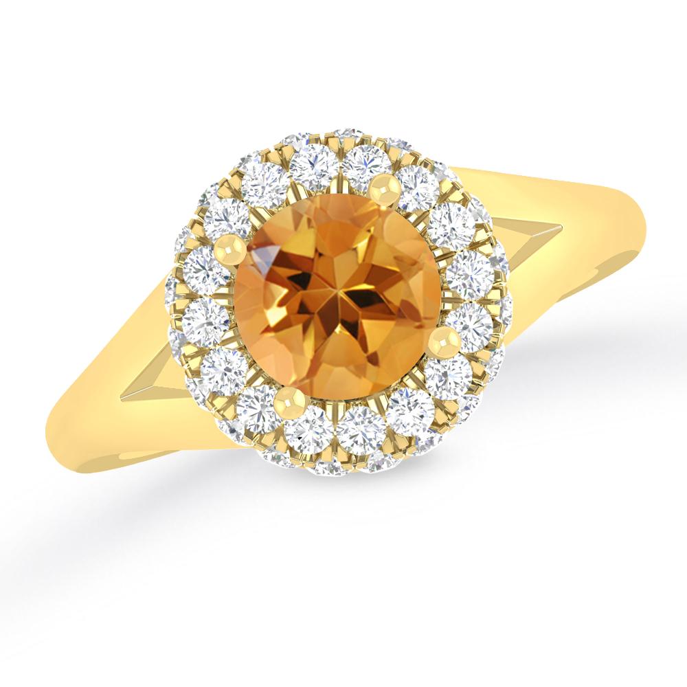 Yellow Gold - Citrine