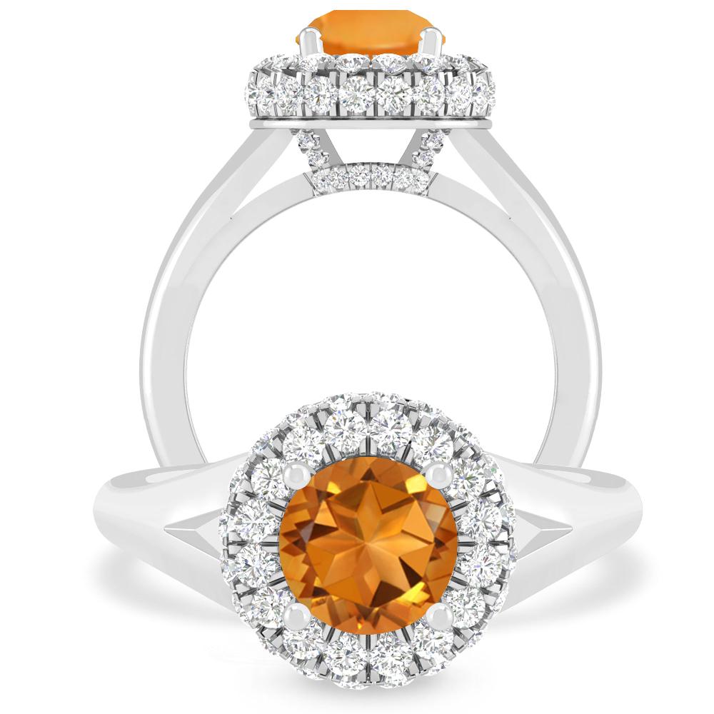 White Gold - Citrine