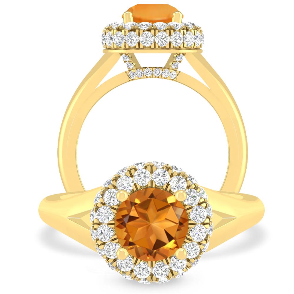 Yellow Gold - Citrine