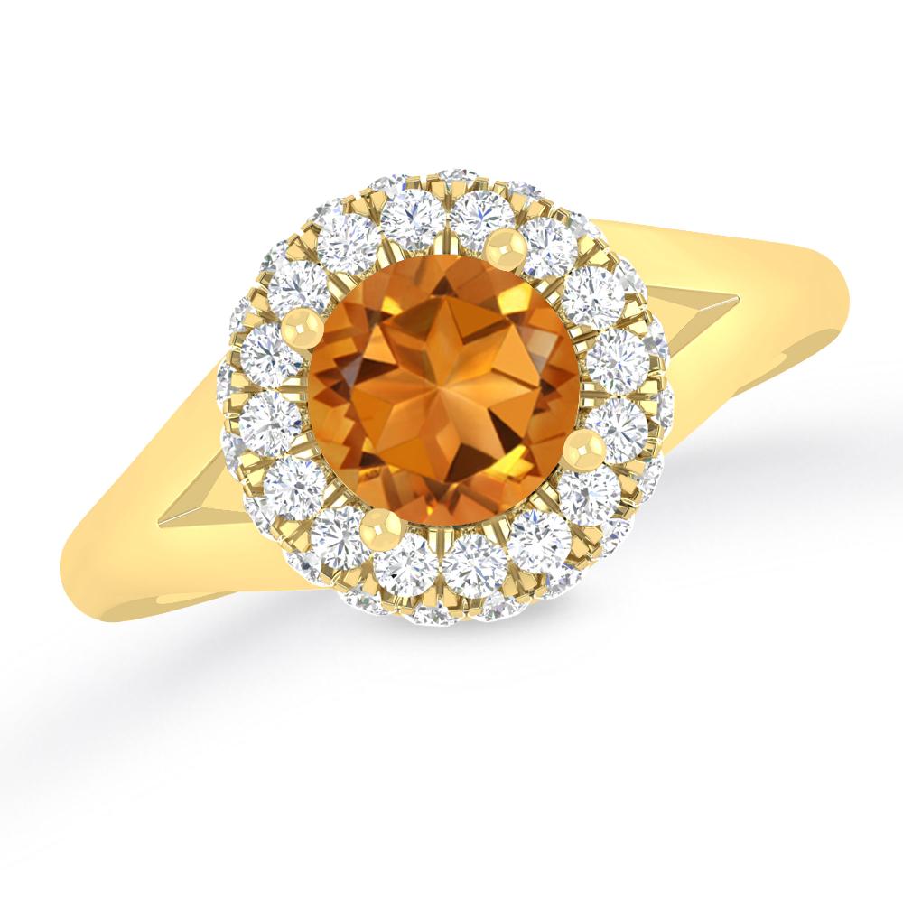 Yellow Gold - Citrine