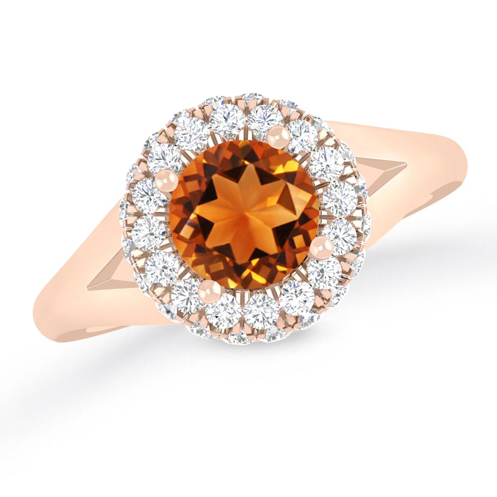 Rose Gold - Citrine