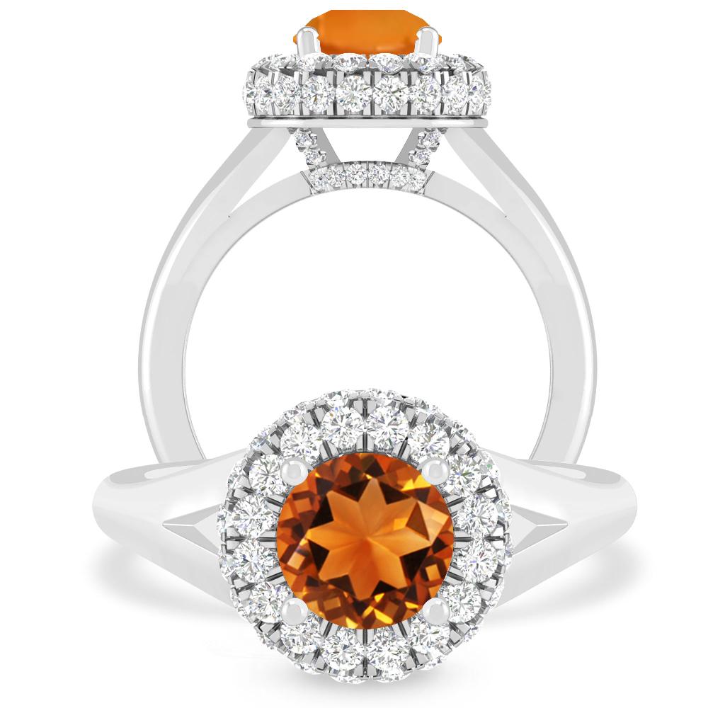 White Gold - Citrine