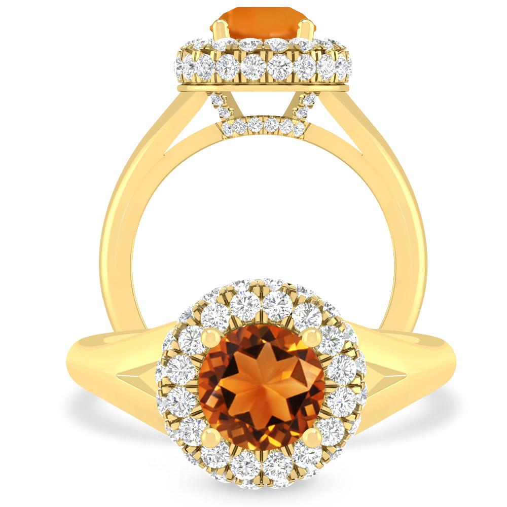 Yellow Gold - Citrine