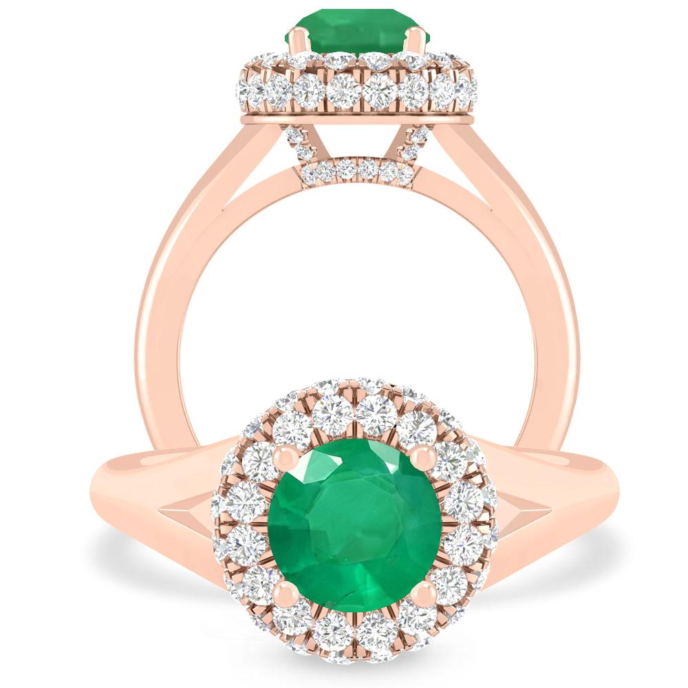 Rose Gold - Emerald