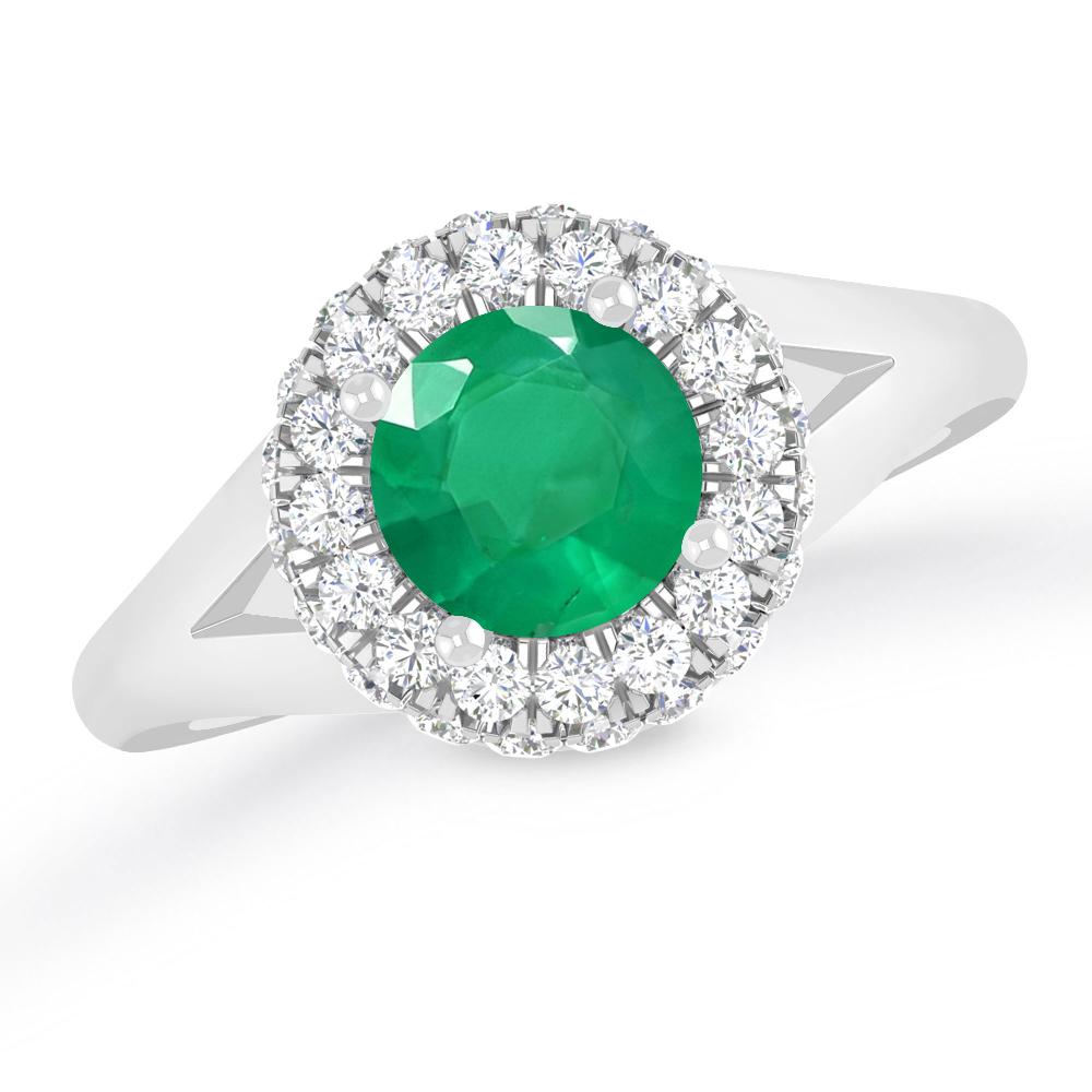 White Gold - Emerald