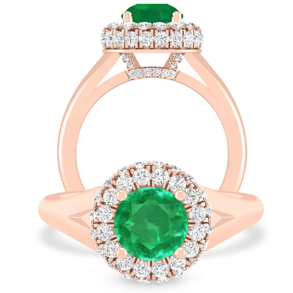 Rose Gold - Emerald