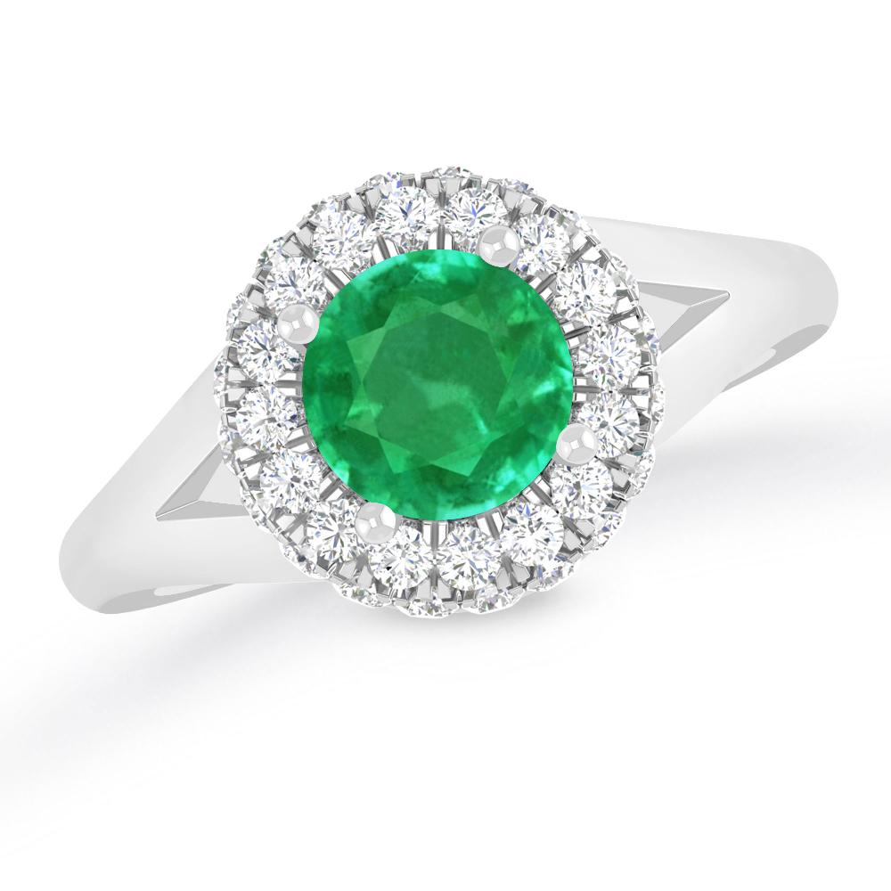 White Gold - Emerald