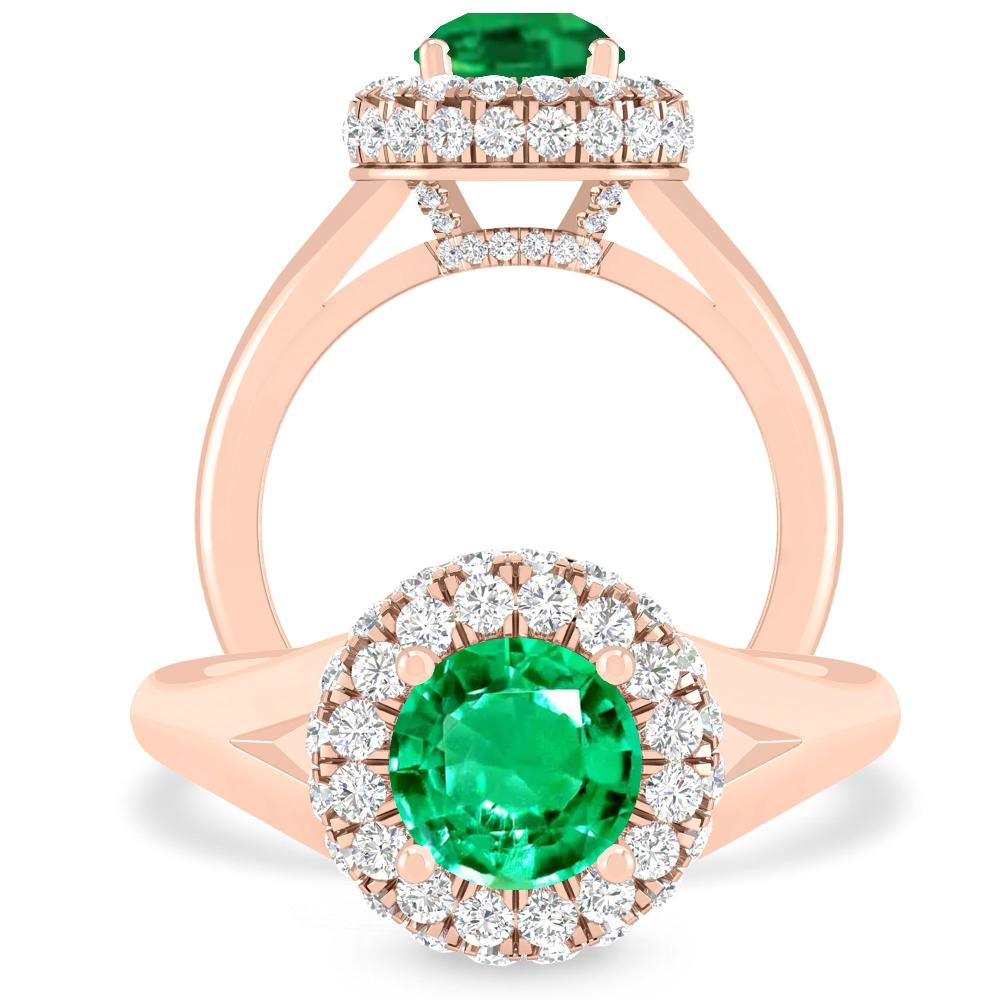 Rose Gold - Emerald