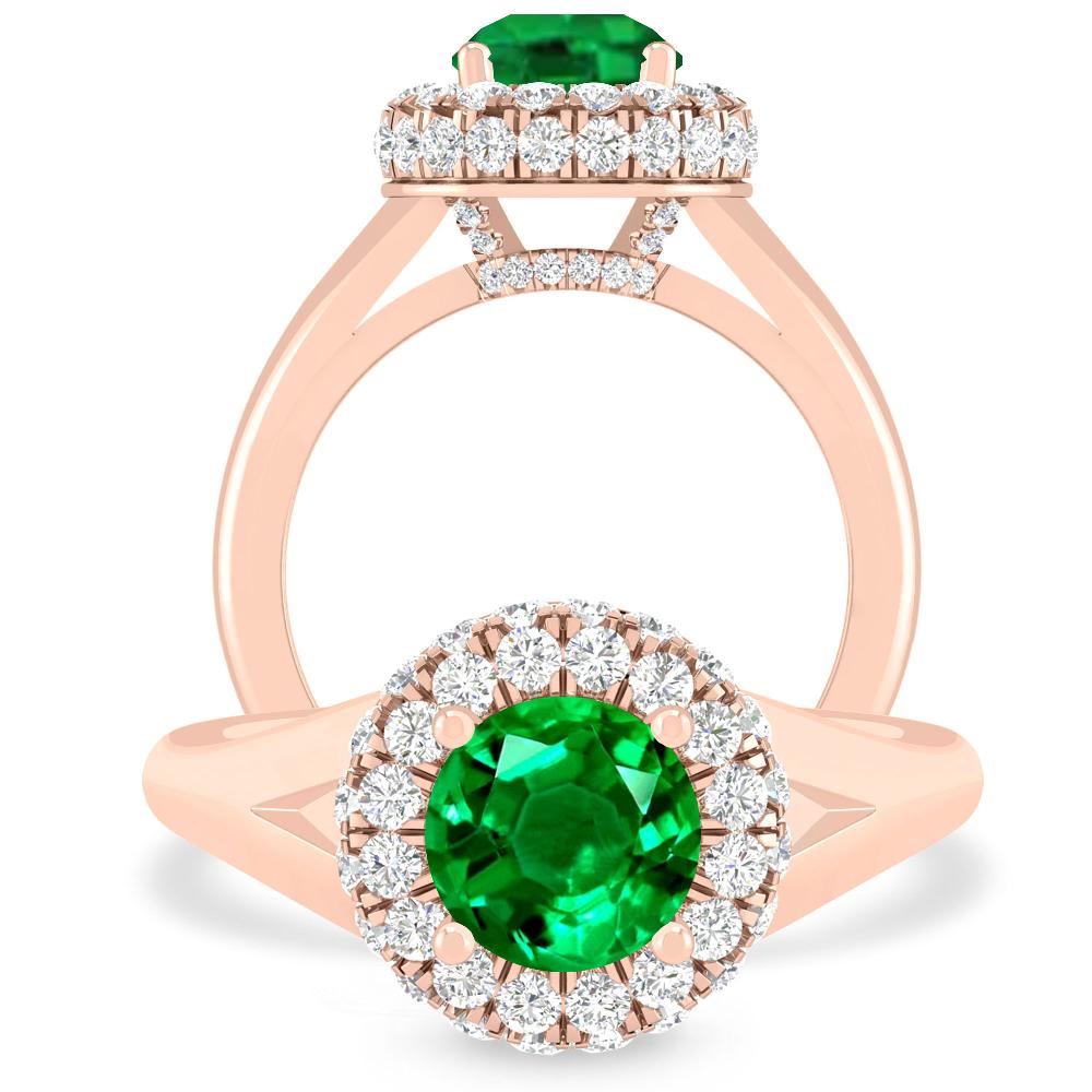 Rose Gold - Emerald